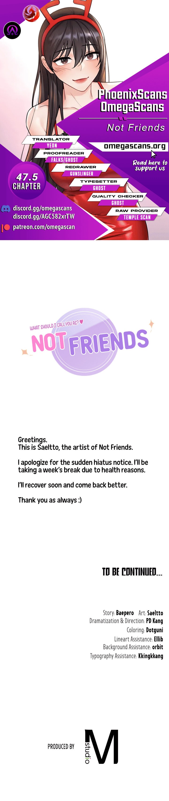 Not Friends Chapter 47.5 - Page 1