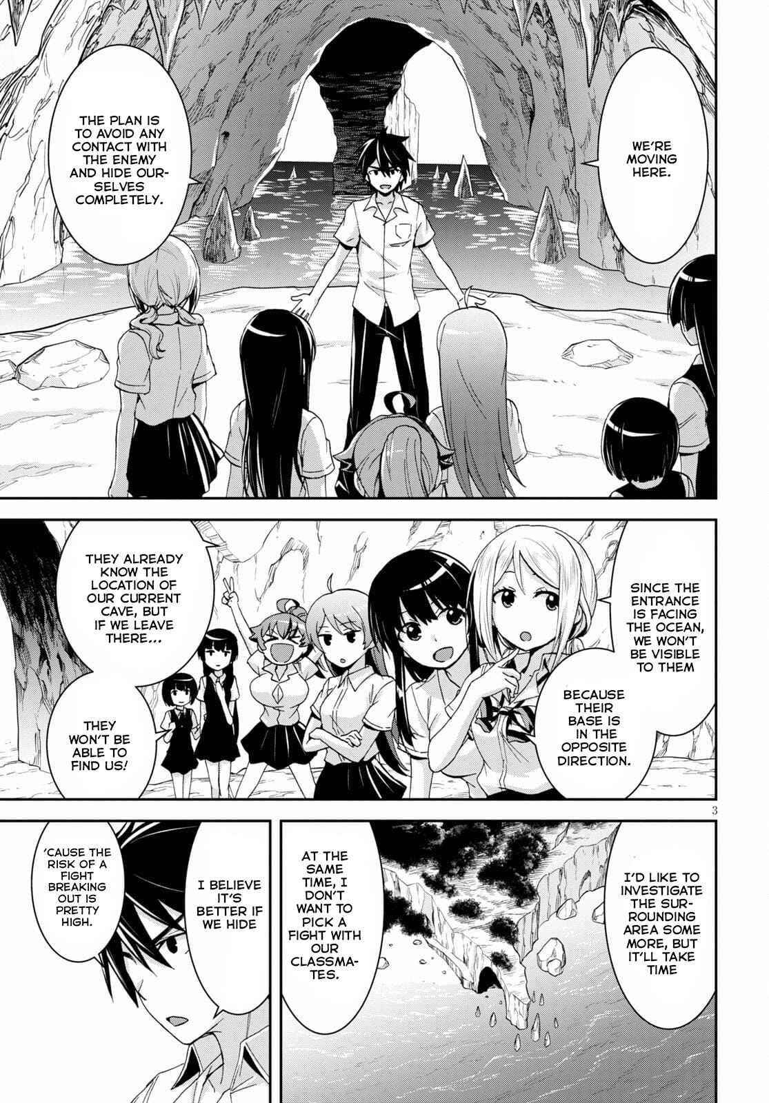 Isekai Yurutto Survival Seikatsu: Gakkou No Minna To Isekai No Mujintou Ni Tenishitakedo Ore Dake Rakushou Desu Chapter 11 - Page 3