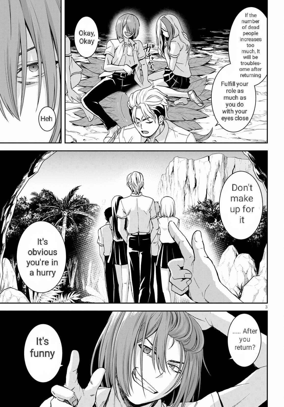 Isekai Yurutto Survival Seikatsu: Gakkou No Minna To Isekai No Mujintou Ni Tenishitakedo Ore Dake Rakushou Desu Chapter 15 - Page 3