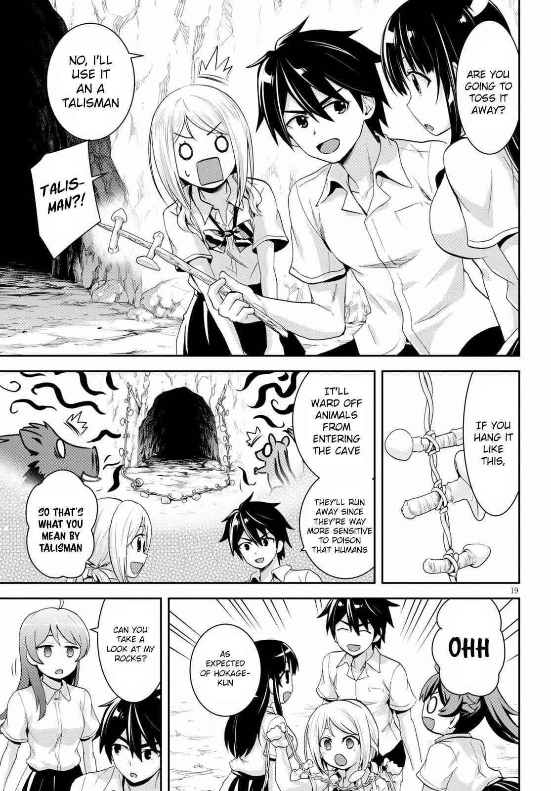 Isekai Yurutto Survival Seikatsu: Gakkou No Minna To Isekai No Mujintou Ni Tenishitakedo Ore Dake Rakushou Desu Chapter 4 - Page 19