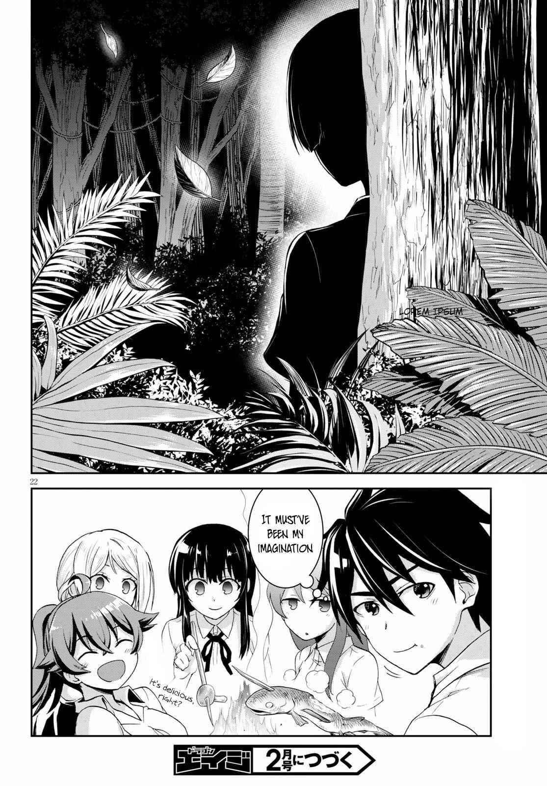 Isekai Yurutto Survival Seikatsu: Gakkou No Minna To Isekai No Mujintou Ni Tenishitakedo Ore Dake Rakushou Desu Chapter 4 - Page 22