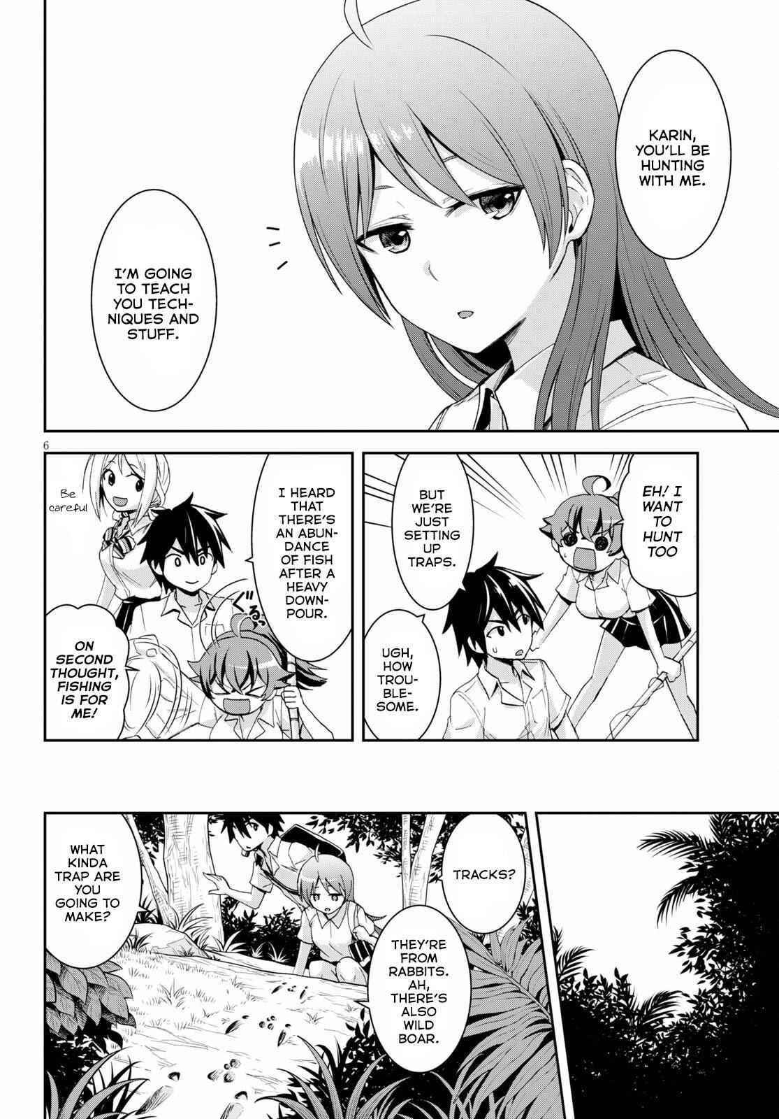 Isekai Yurutto Survival Seikatsu: Gakkou No Minna To Isekai No Mujintou Ni Tenishitakedo Ore Dake Rakushou Desu Chapter 9 - Page 6