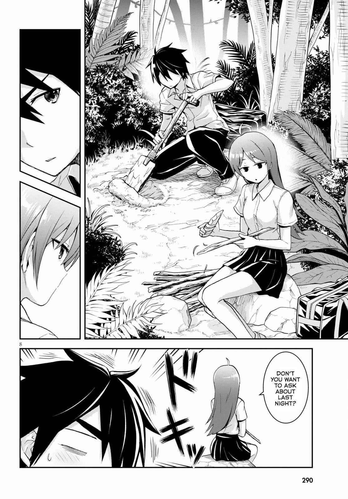 Isekai Yurutto Survival Seikatsu: Gakkou No Minna To Isekai No Mujintou Ni Tenishitakedo Ore Dake Rakushou Desu Chapter 9 - Page 8