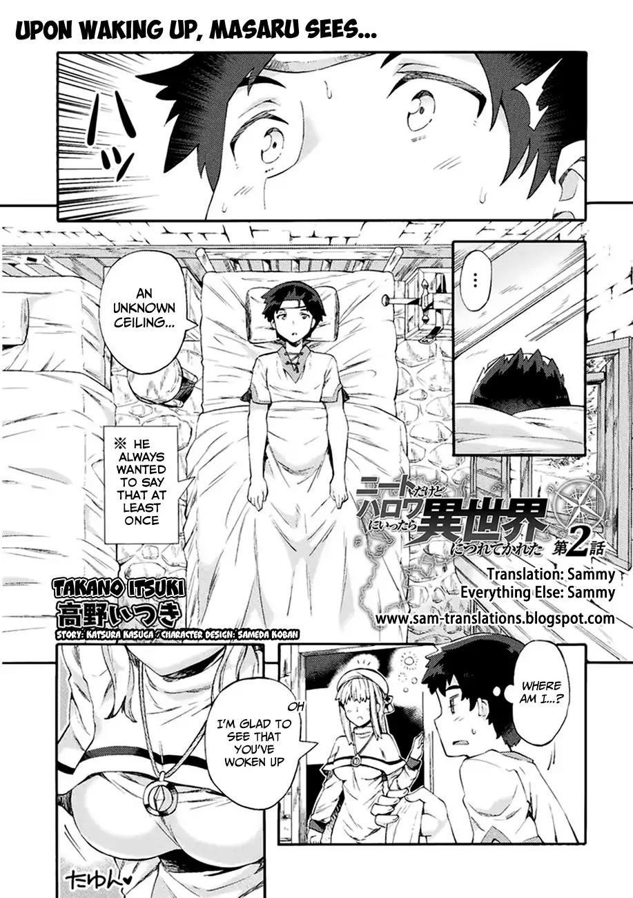 Neet Dakedo Hello Work Ni Ittara Isekai Ni Tsuretekareta Chapter 2 - Page 1