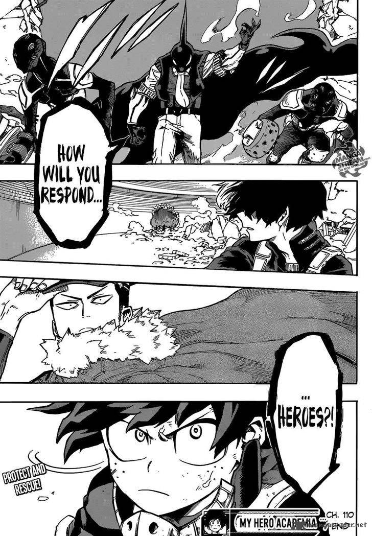 My Hero Academia Chapter 110 - Page 17