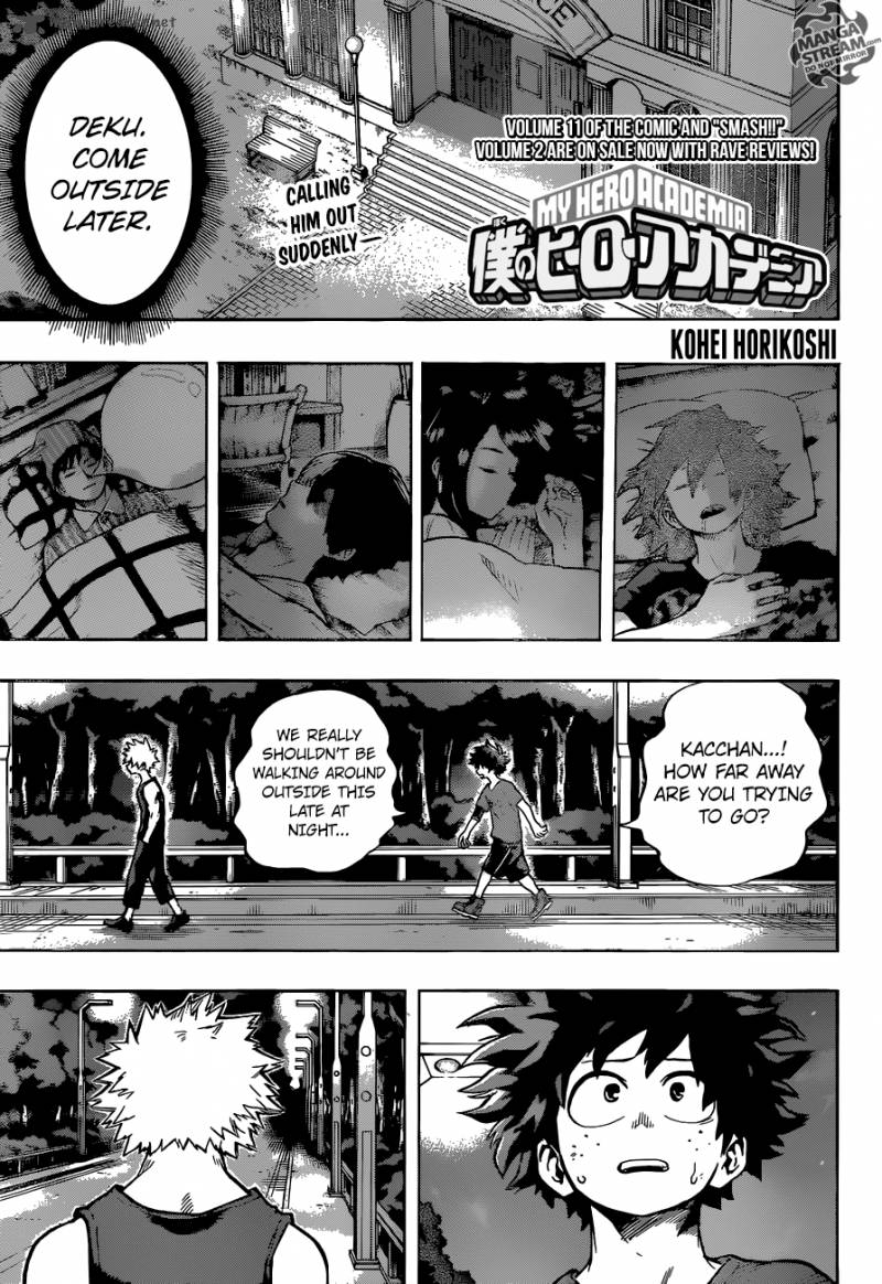 My Hero Academia Chapter 117 - Page 1