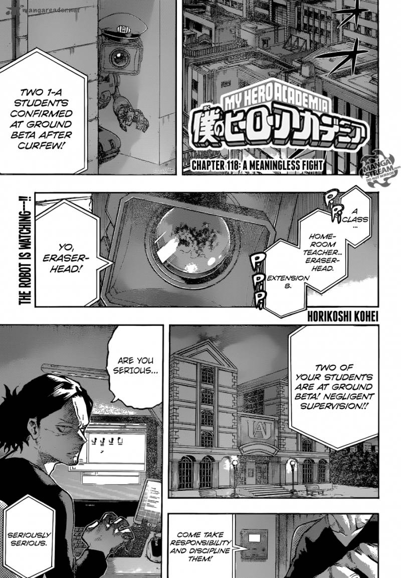 My Hero Academia Chapter 118 - Page 1