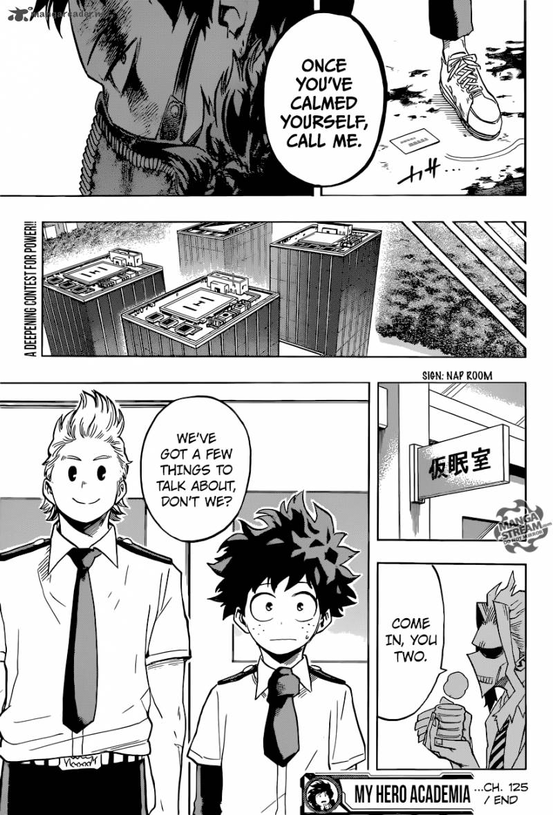 My Hero Academia Chapter 125 - Page 18