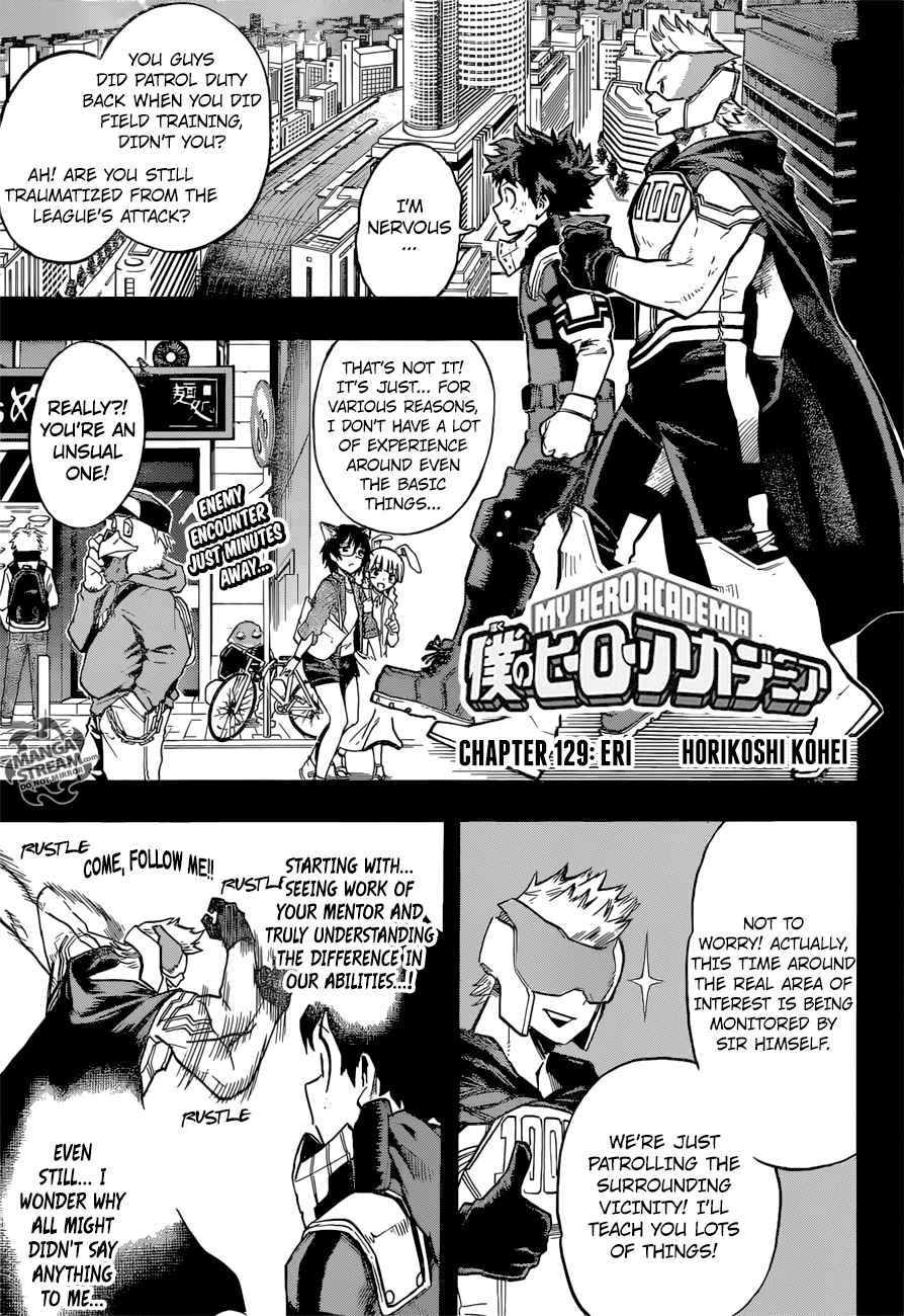 My Hero Academia Chapter 129 - Page 1