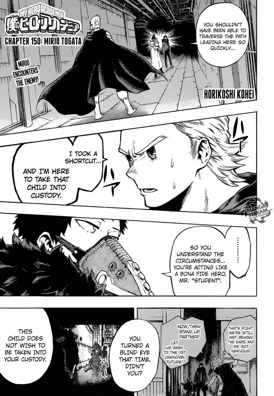 My Hero Academia Chapter 150 - Page 1