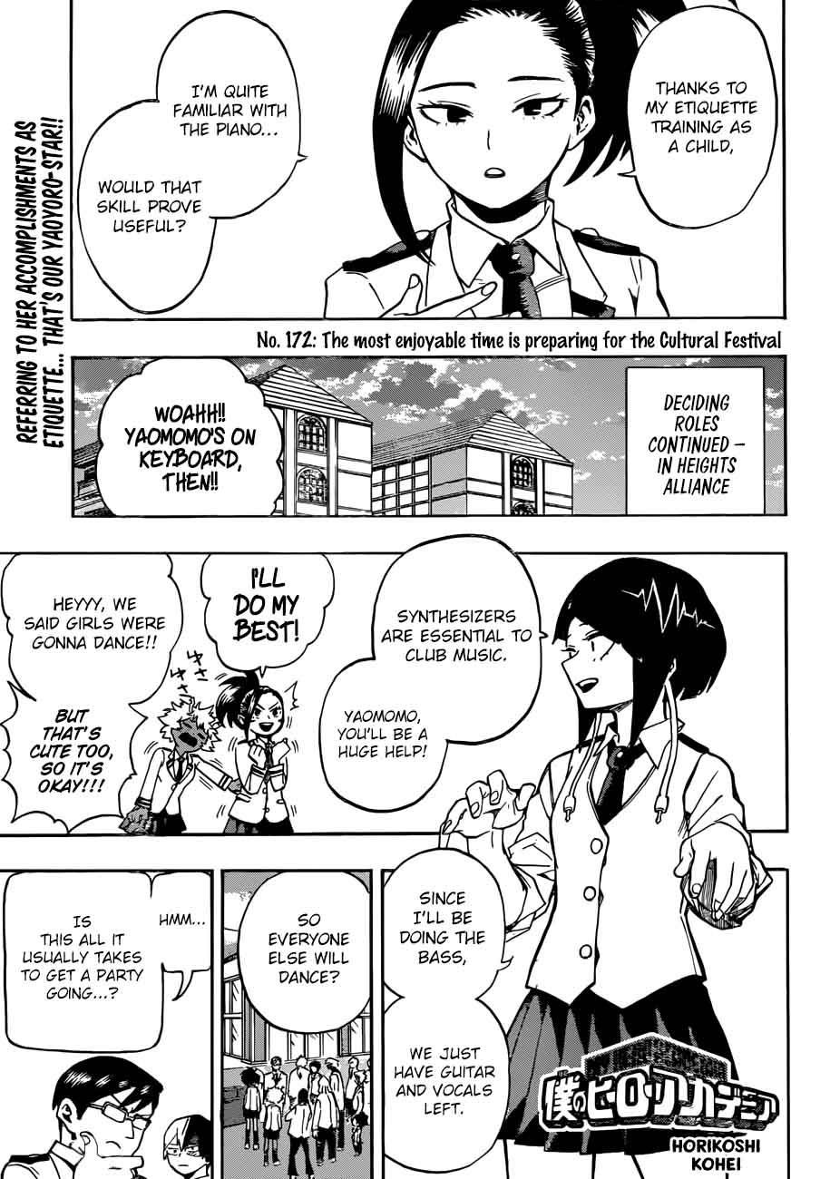 My Hero Academia Chapter 172 - Page 1