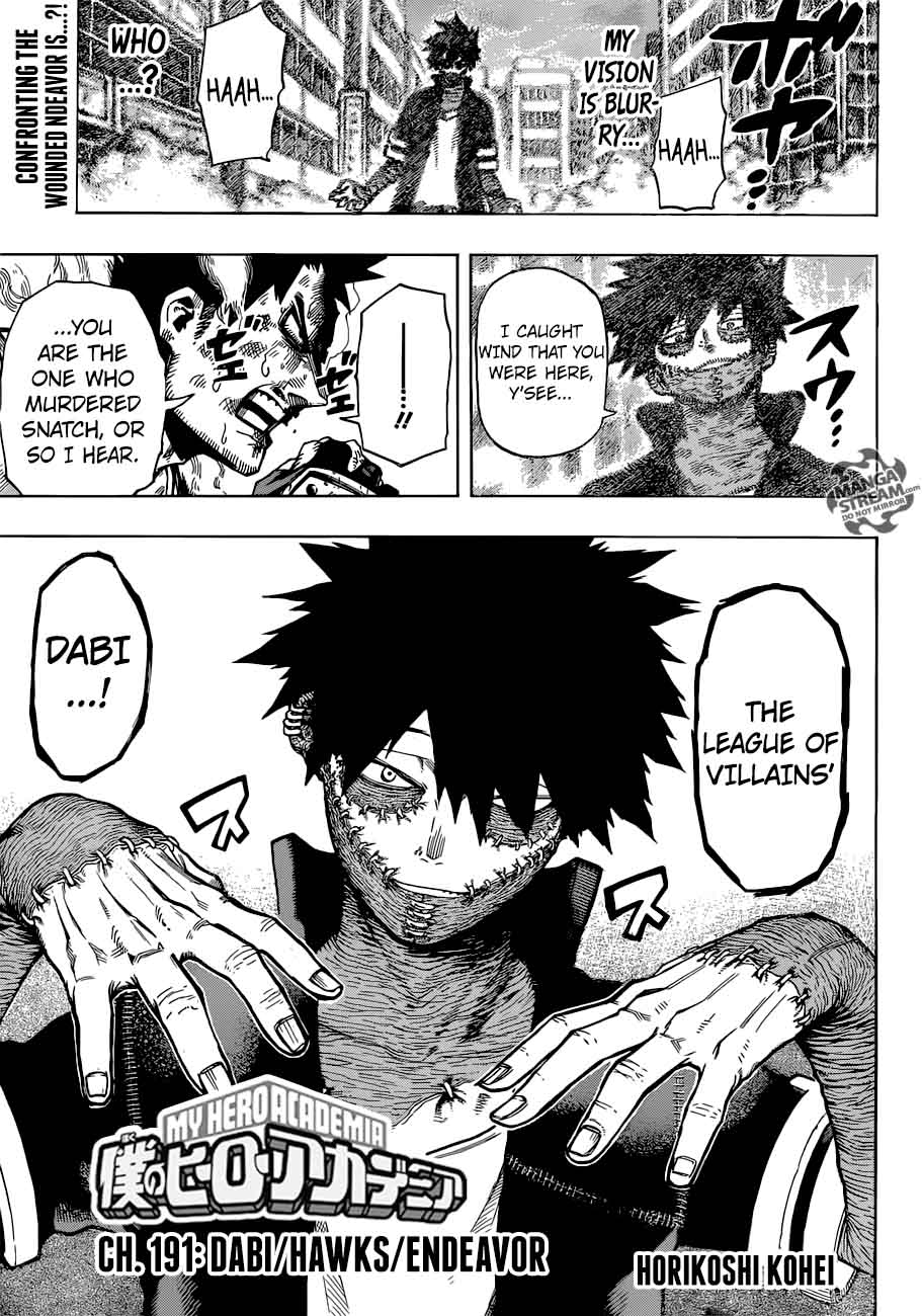 My Hero Academia Chapter 191 - Page 1