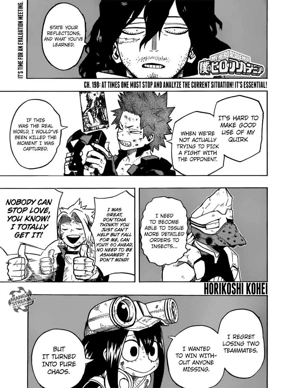 My Hero Academia Chapter 198 - Page 1