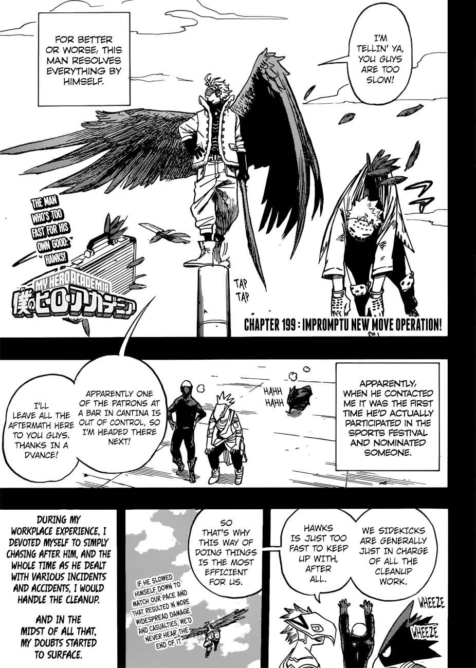 My Hero Academia Chapter 199 - Page 1