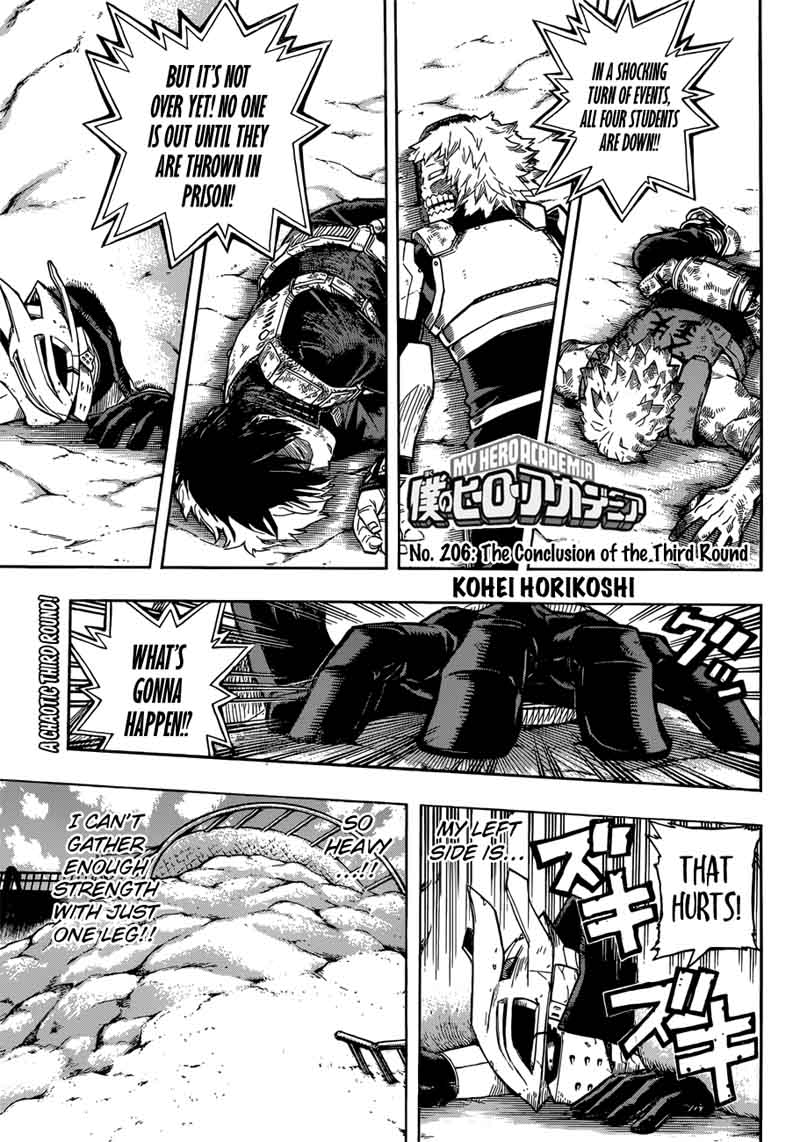 My Hero Academia Chapter 206 - Page 1