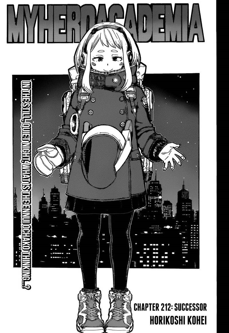 My Hero Academia Chapter 212 - Page 1