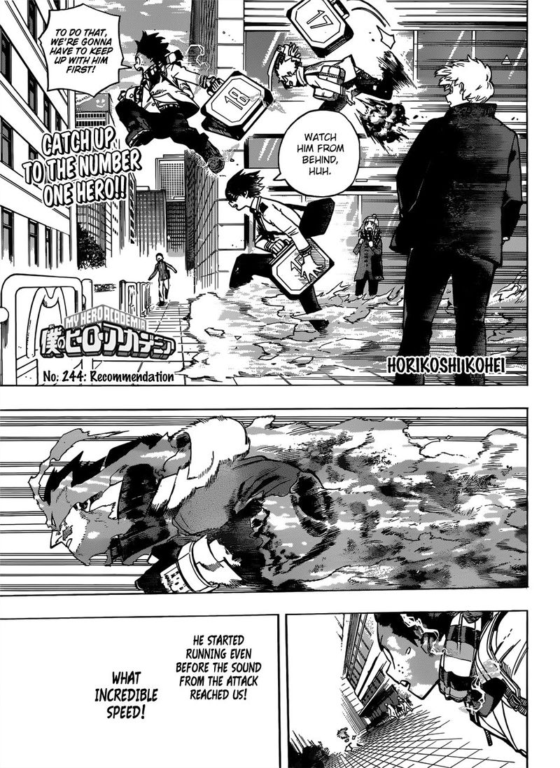 My Hero Academia Chapter 244 - Page 1