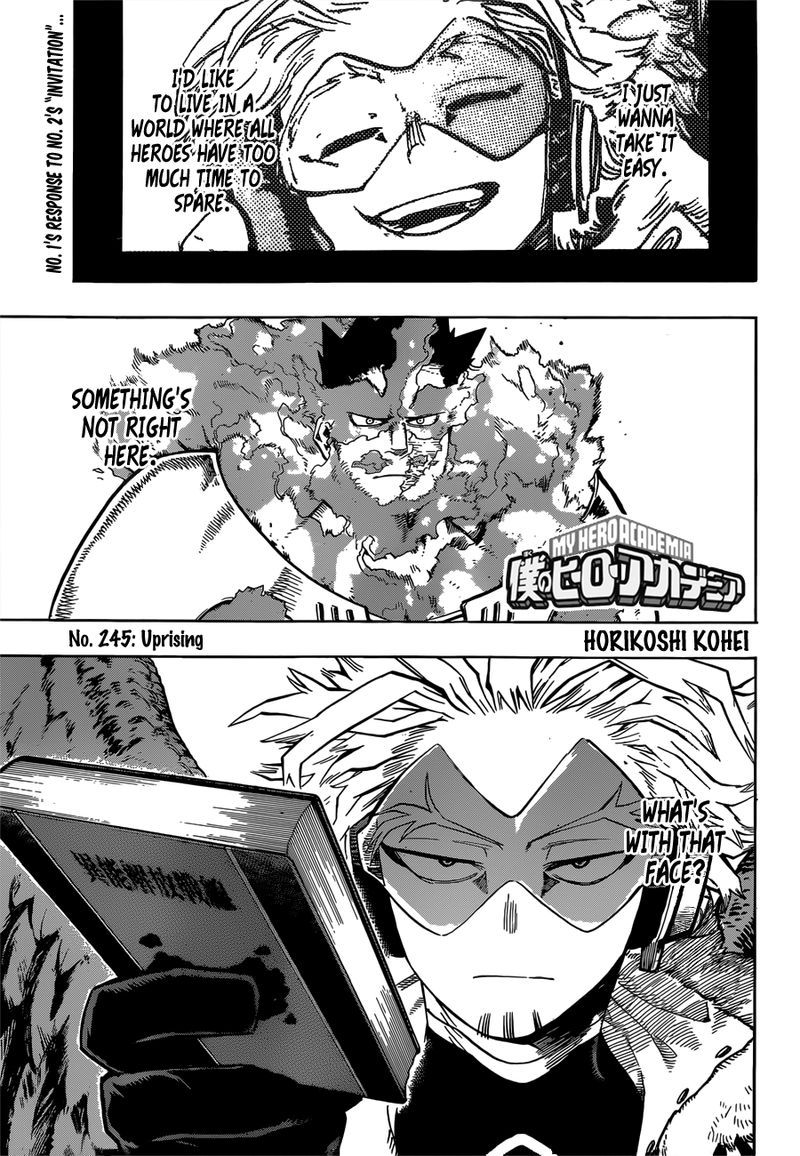 My Hero Academia Chapter 245 - Page 1