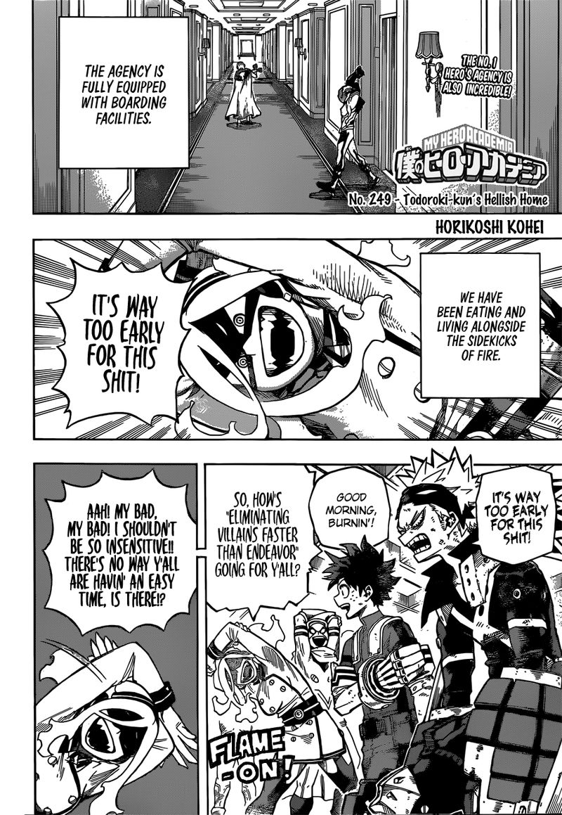 My Hero Academia Chapter 249 - Page 2