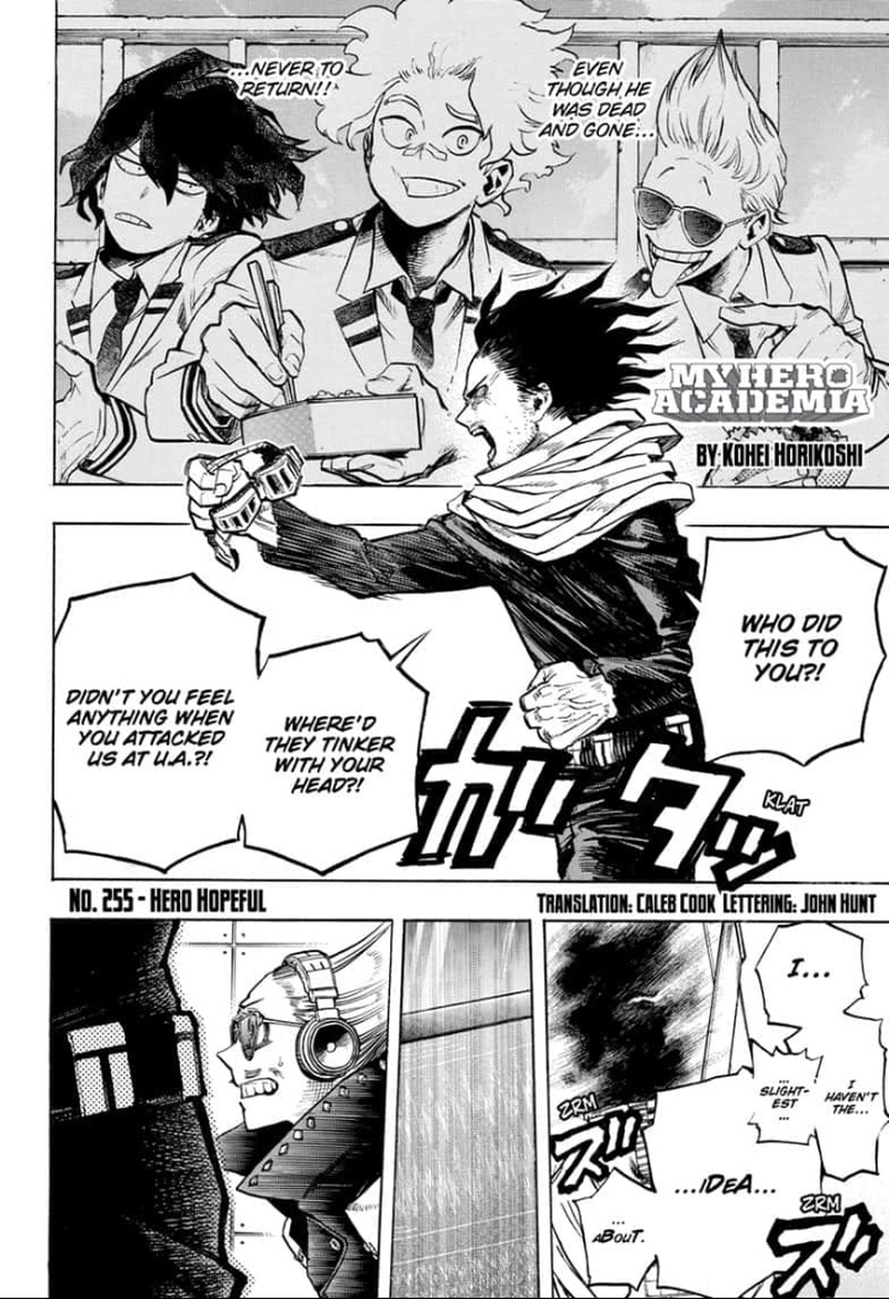 My Hero Academia Chapter 255 - Page 2