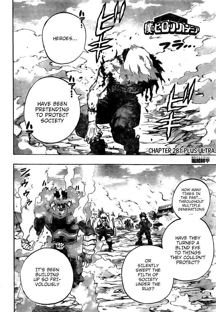 My Hero Academia Chapter 281 - Page 1