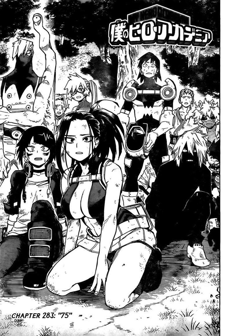 My Hero Academia Chapter 283 - Page 1