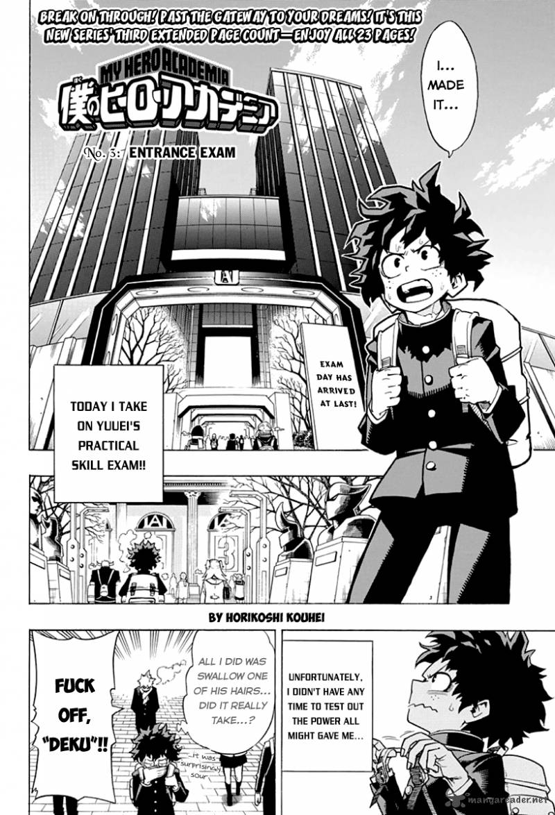 My Hero Academia Chapter 3 - Page 4