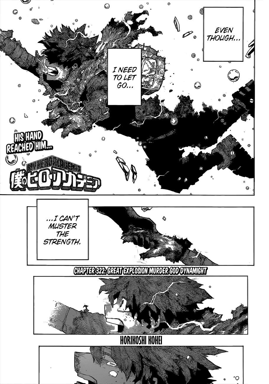 My Hero Academia Chapter 322 - Page 1