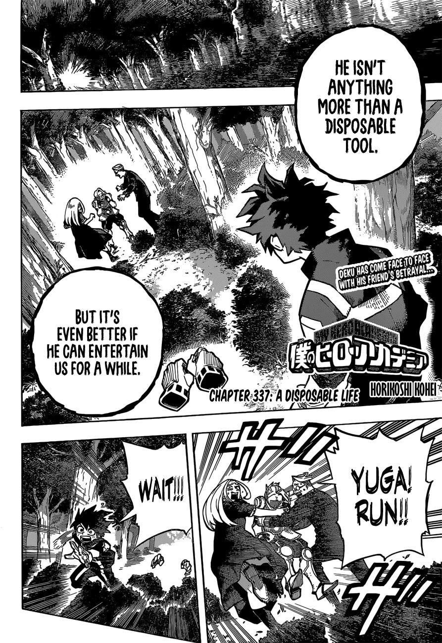 My Hero Academia Chapter 337 - Page 2