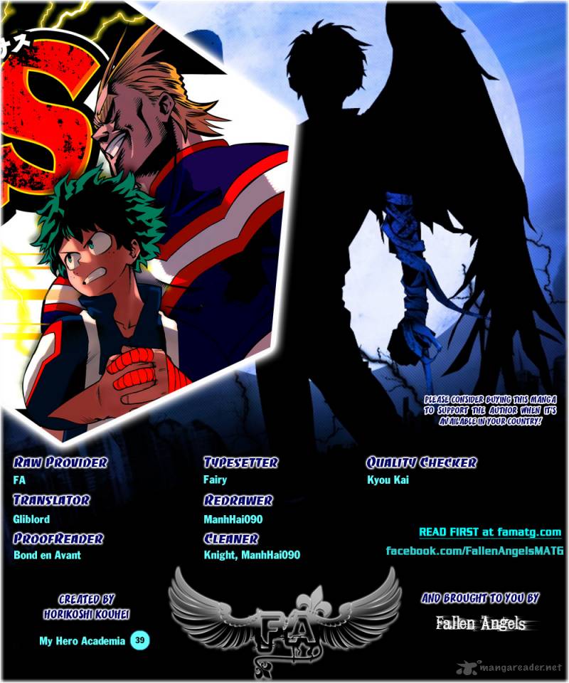 My Hero Academia Chapter 39 - Page 1