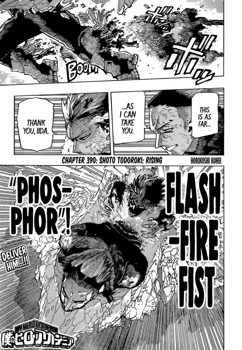 My Hero Academia Chapter 390 - Page 1