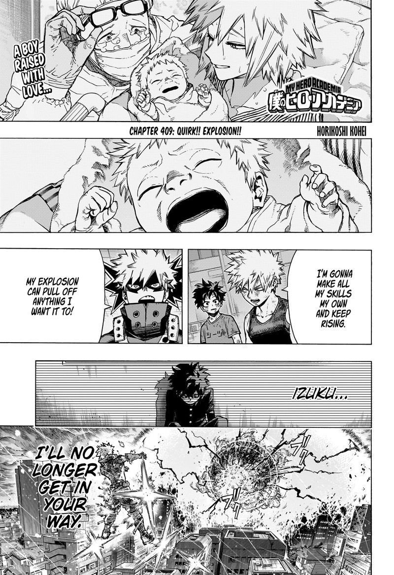 My Hero Academia Chapter 409 - Page 1