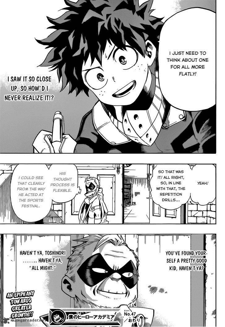 My Hero Academia Chapter 47 - Page 20