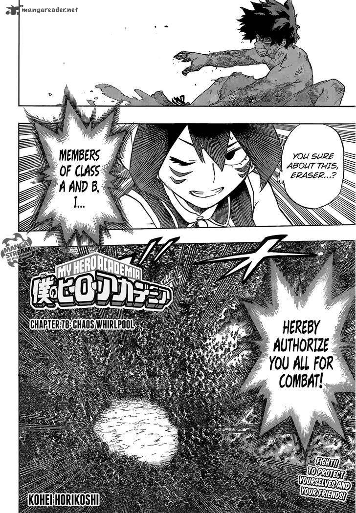 My Hero Academia Chapter 78 - Page 3