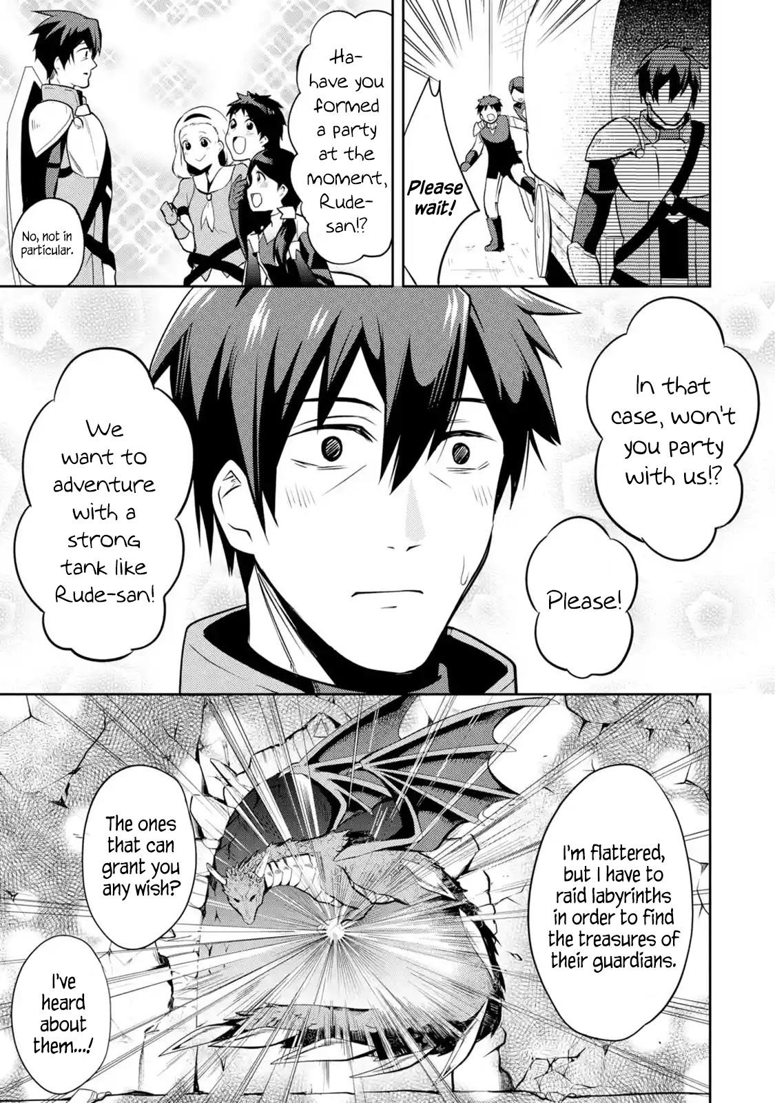 The Labyrinth Raids Of The Ultimate Tank ~The Tank Possessing A Rare 9,999 Endurance Skill Was Expelled From The Hero Party~ Chapter 1.6 - Page 4