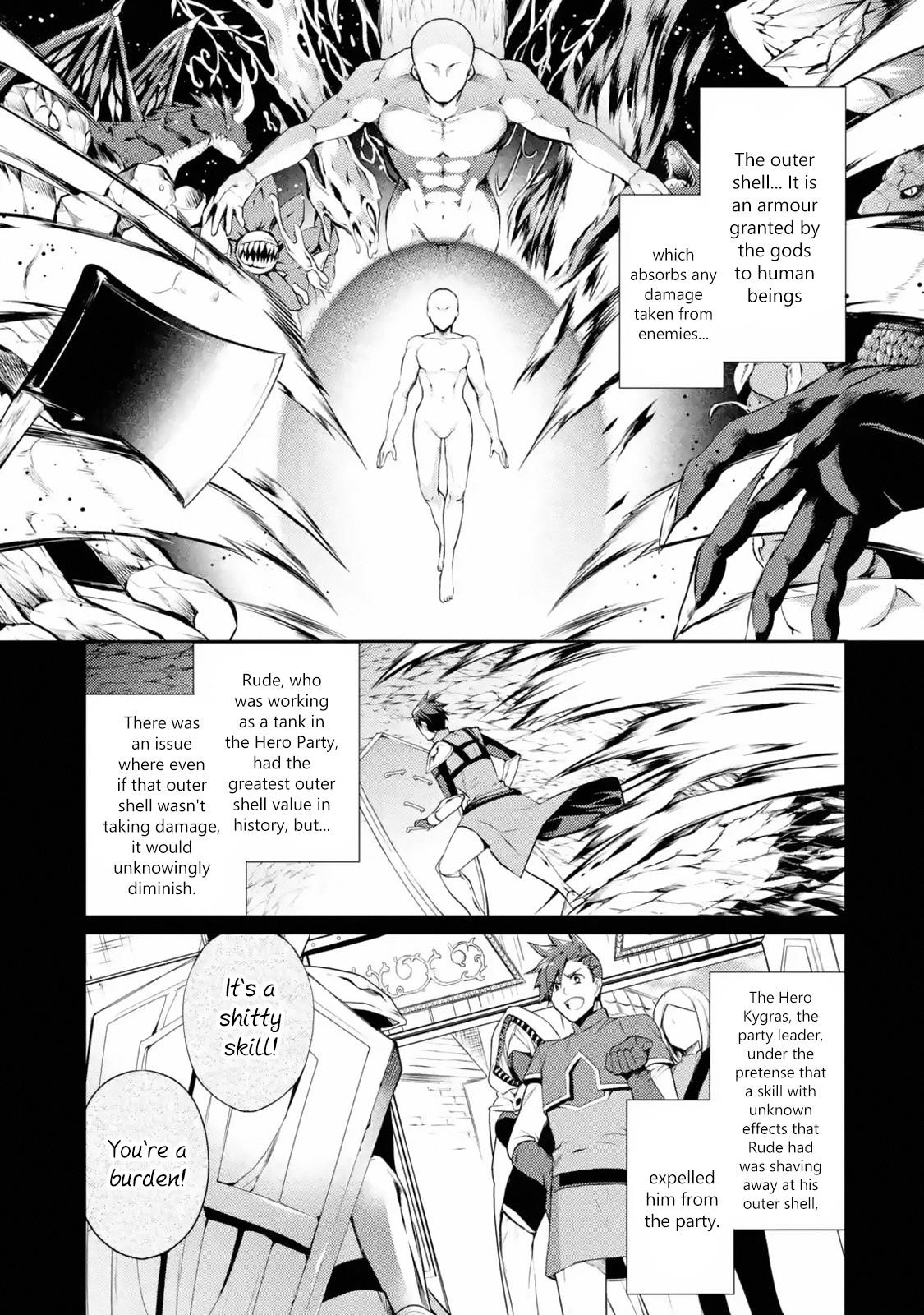 The Labyrinth Raids Of The Ultimate Tank ~The Tank Possessing A Rare 9,999 Endurance Skill Was Expelled From The Hero Party~ Chapter 6.1 - Page 1