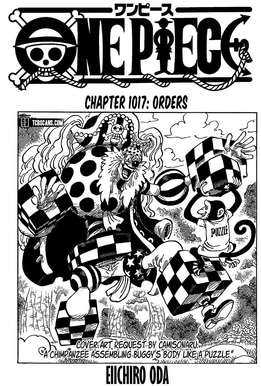 One Piece Chapter 1017 - Page 1