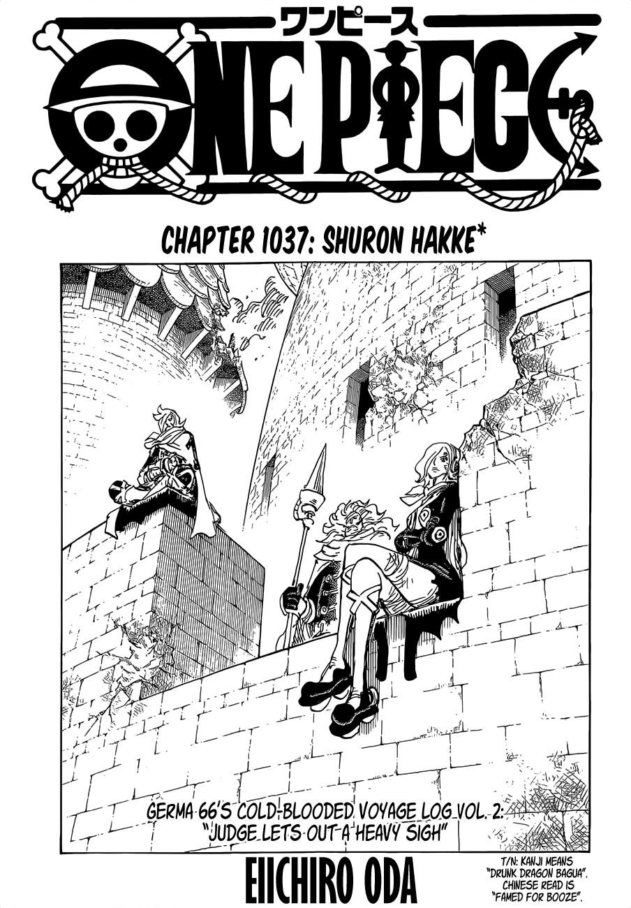 One Piece Chapter 1037 - Page 1