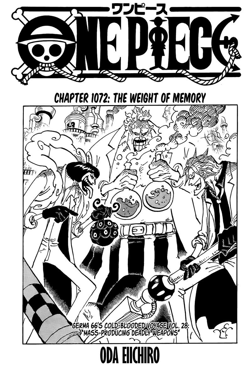 One Piece Chapter 1072 - Page 1