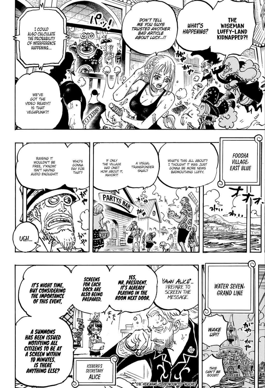 One Piece Chapter 1109 - Page 6