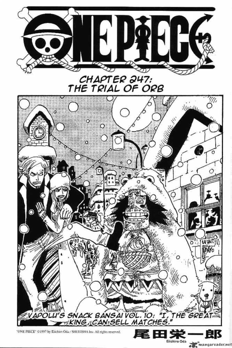 One Piece Chapter 247 - Page 1