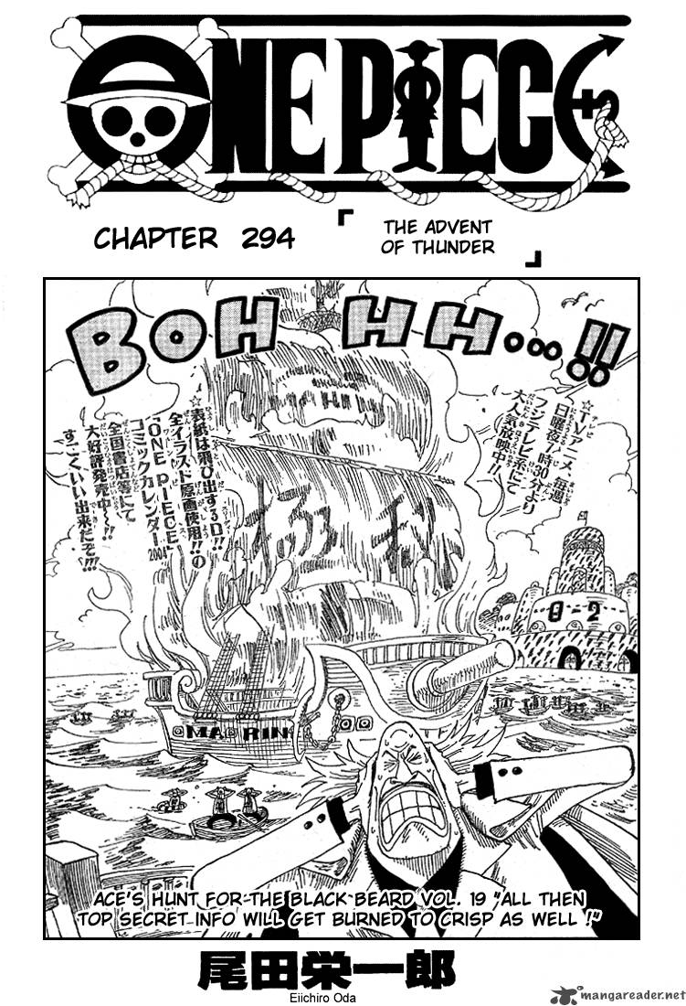 One Piece Chapter 294 - Page 1