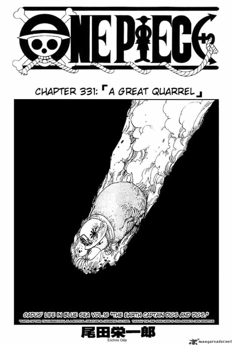 One Piece Chapter 331 - Page 1