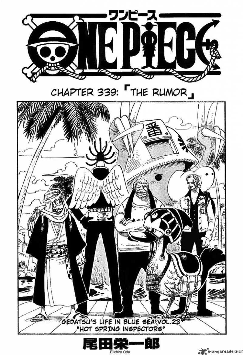 One Piece Chapter 339 - Page 1