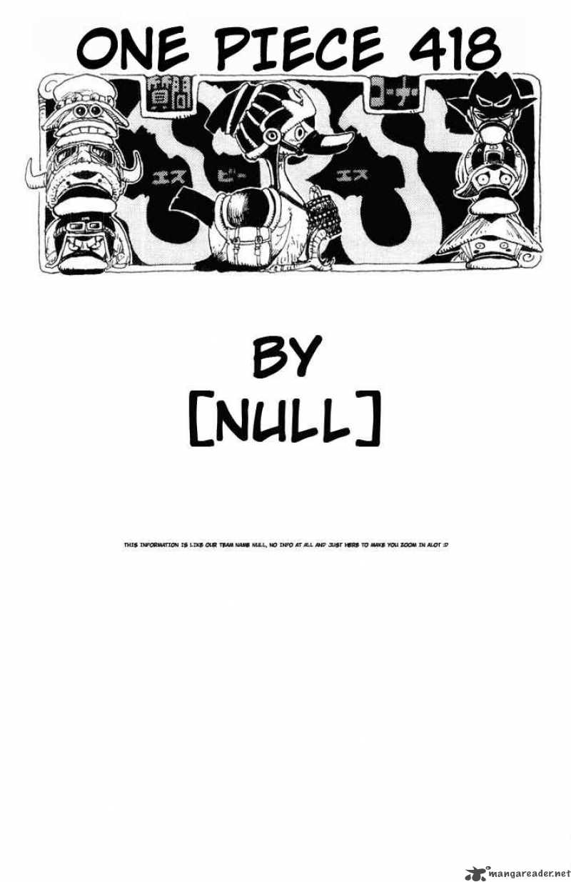 One Piece Chapter 418 - Page 20