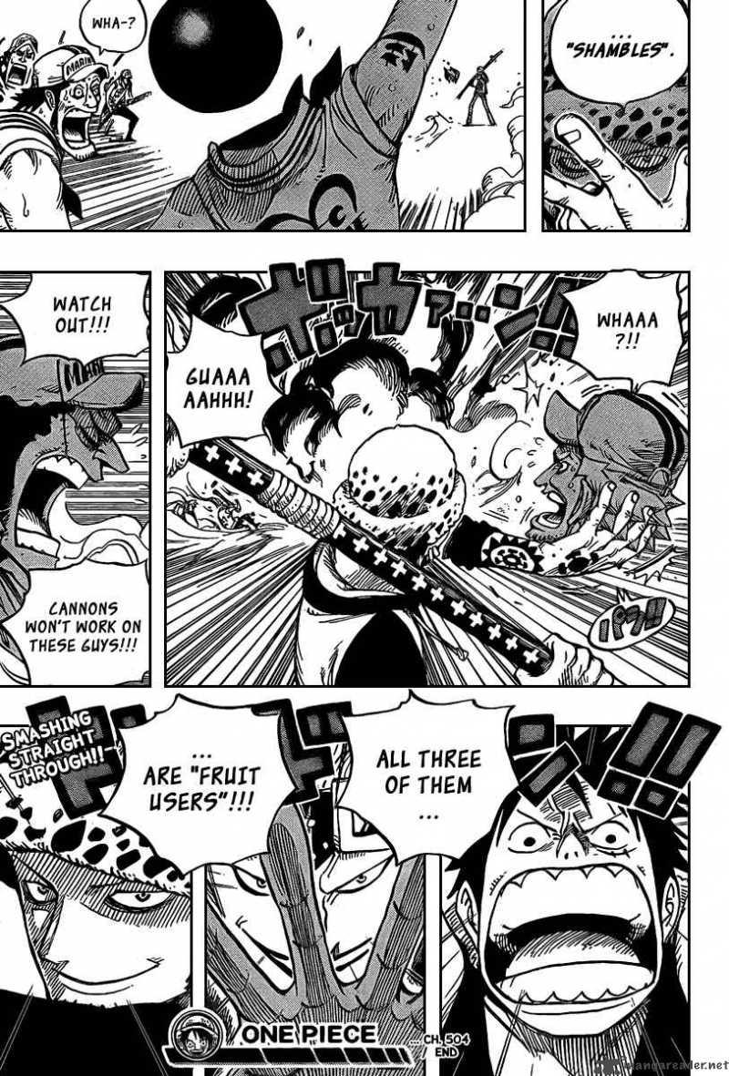 One Piece Chapter 504 - Page 19