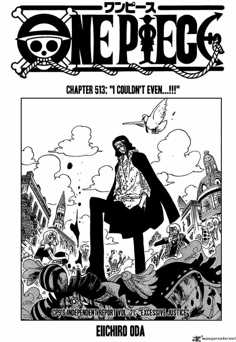 One Piece Chapter 513 - Page 1