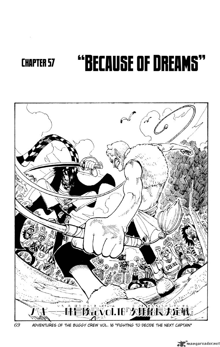 One Piece Chapter 57 - Page 1