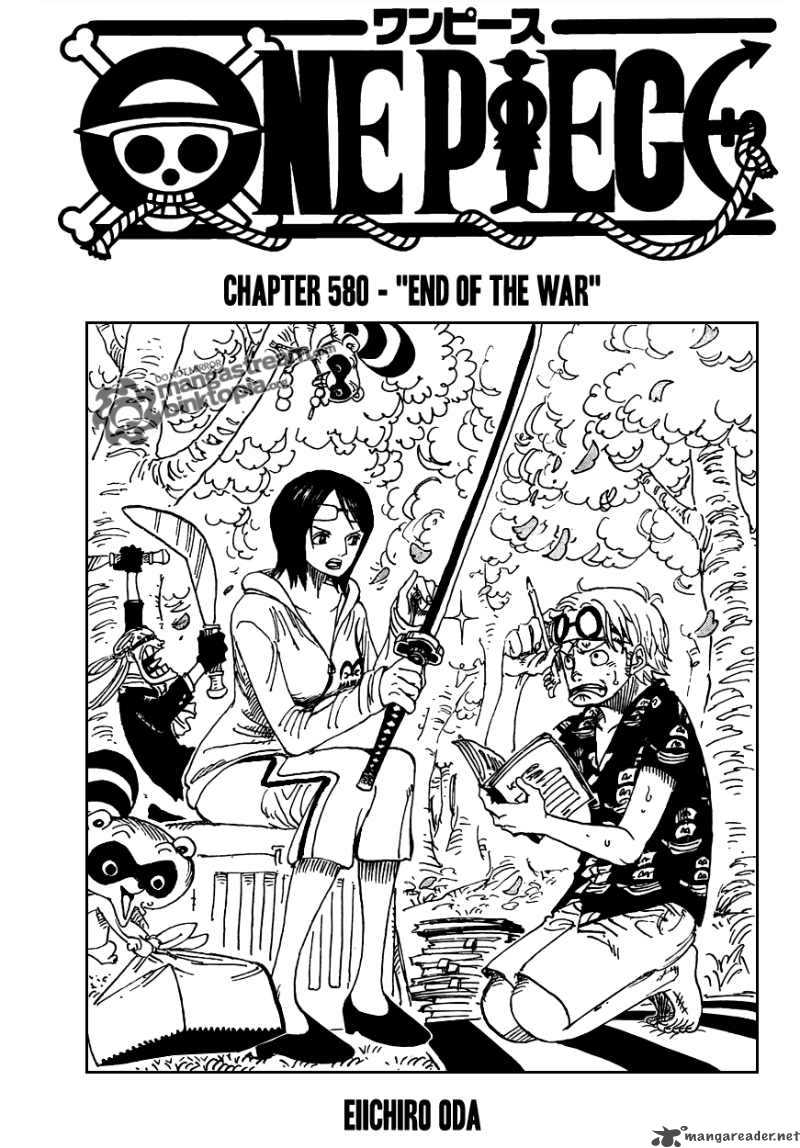 One Piece Chapter 580 - Page 1