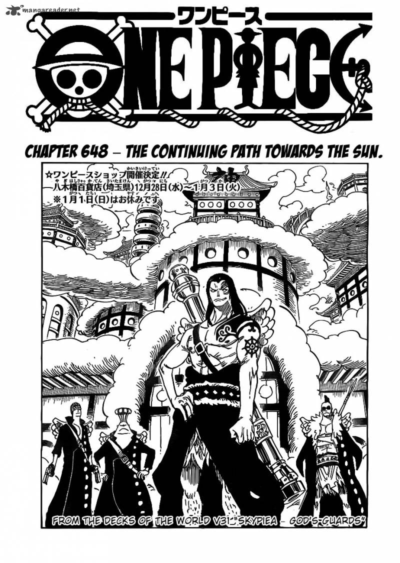 One Piece Chapter 648 - Page 1